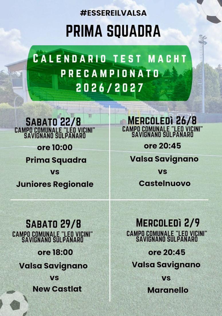 Amichevoli 1^ Squadra