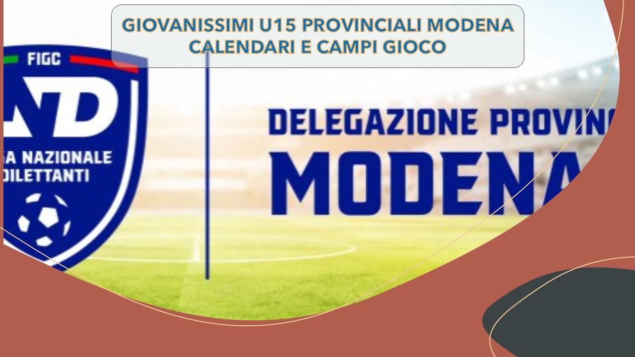 Giovanissimi U15 Provinciali 26/27