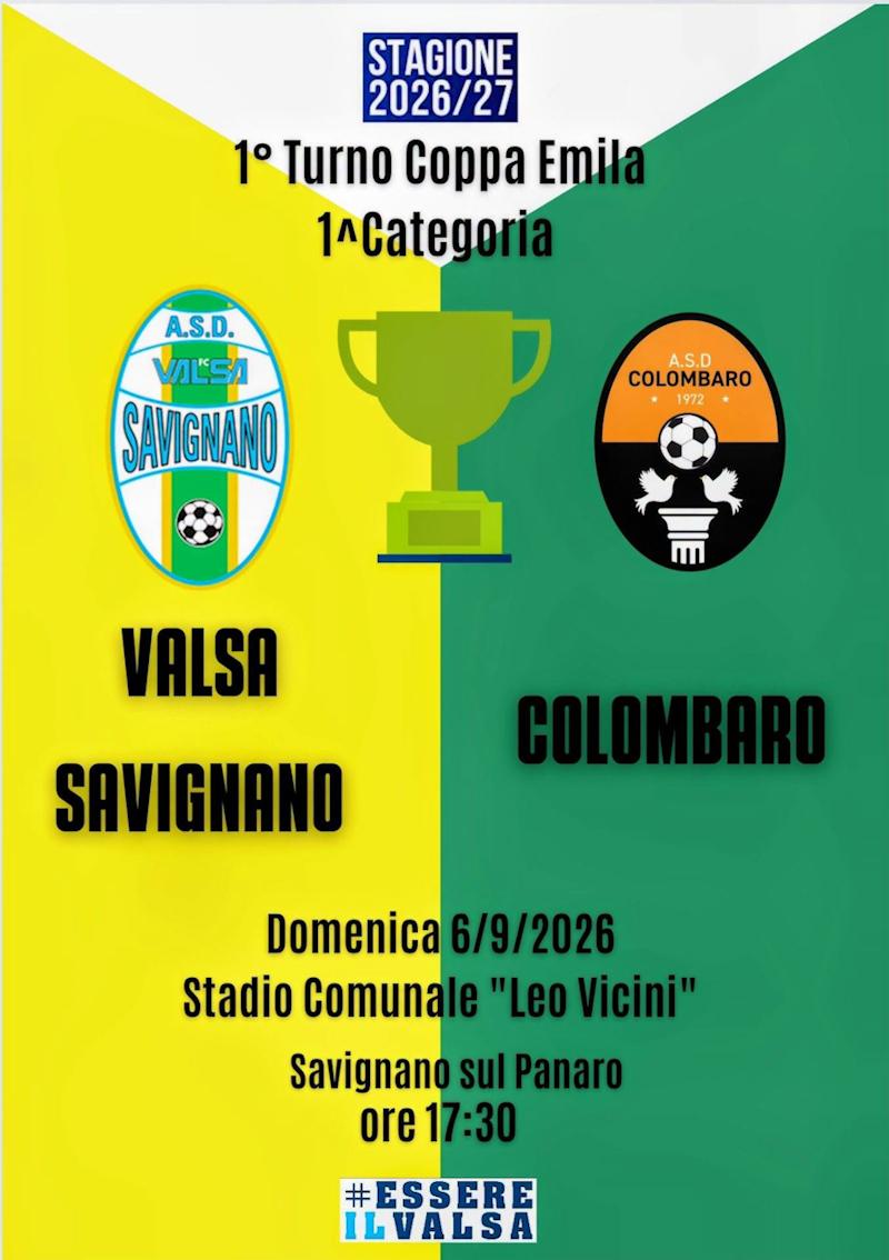 Coppa Emilia: Valsa – Colombaro
