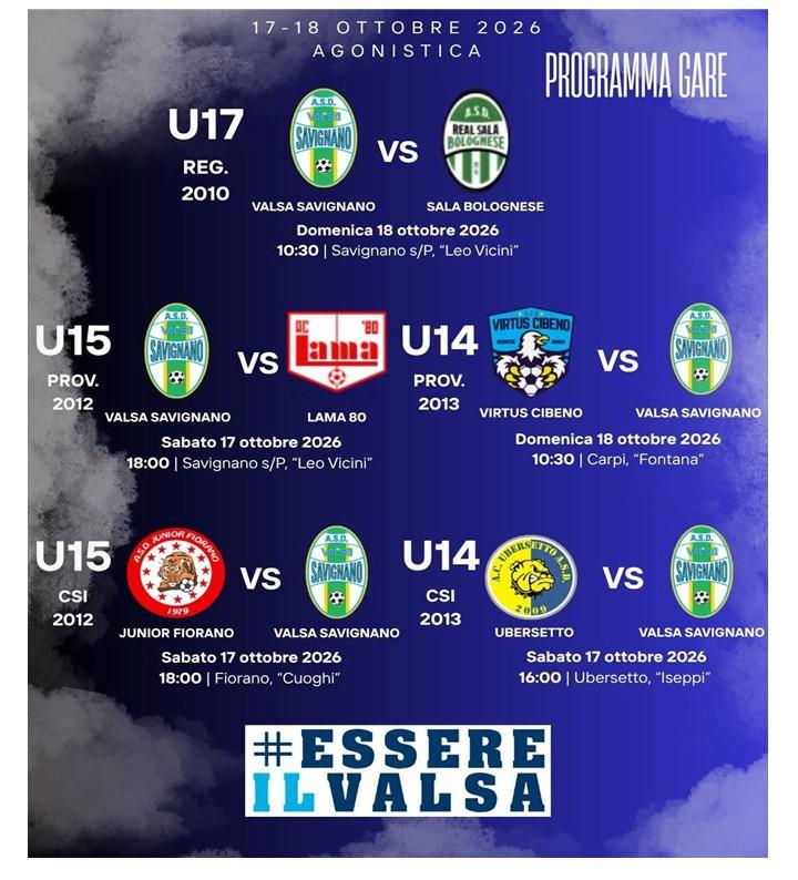 Programma Weekend AGONISTICA